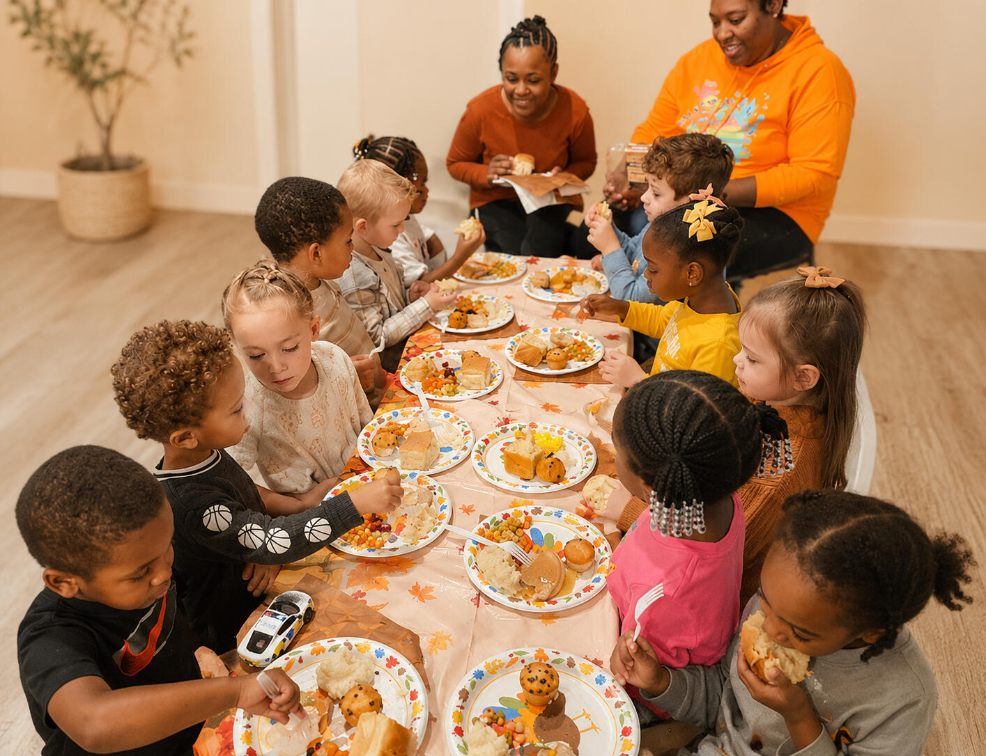 Arielle with kids